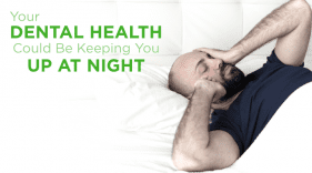Our oral health and sleep habits are connected, and they can indicate that conditions like sleep apnea or habitual nighttime teeth grinding are impacting our rest.