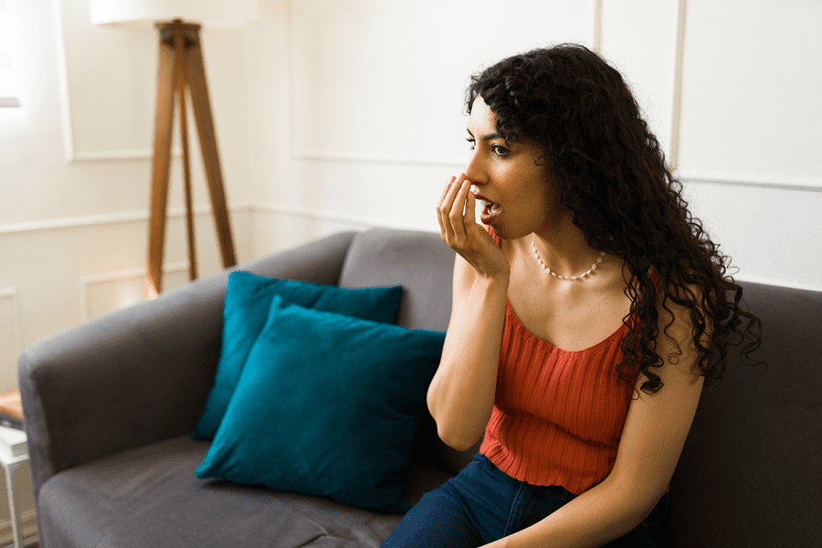 What causes bad breath?